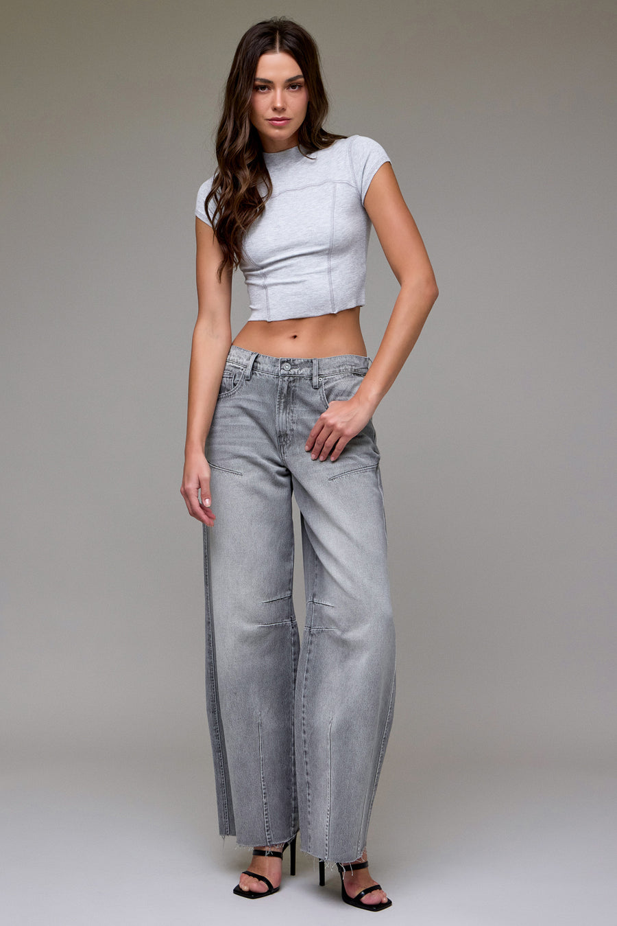 [ALYX] Grey Wash Classic Dart Detail Low Slung Baggy Jean