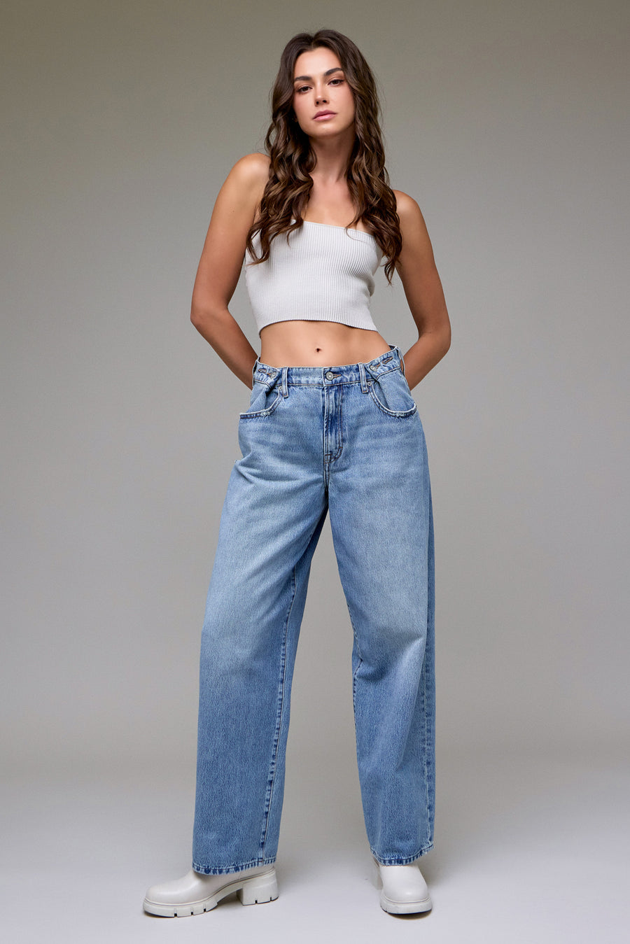 [ALYX] Medium Light Classic Adjustable Oversized Baggy Jean