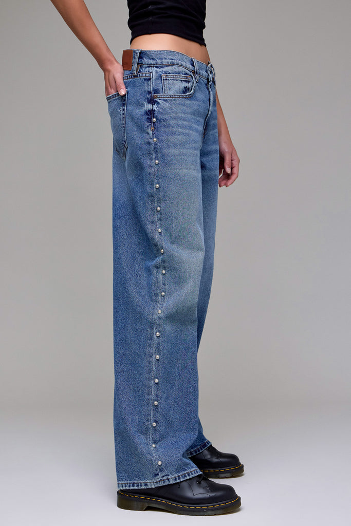 [ALYX] Medium Wash Side Stud Oversized Baggy Jean
