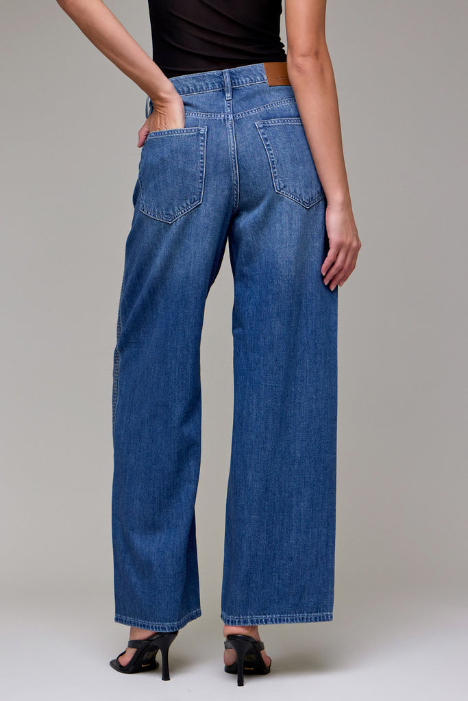 [ALYX] Dark Wash Super Soft Rhinestone Embellished Oversized Baggy Jean