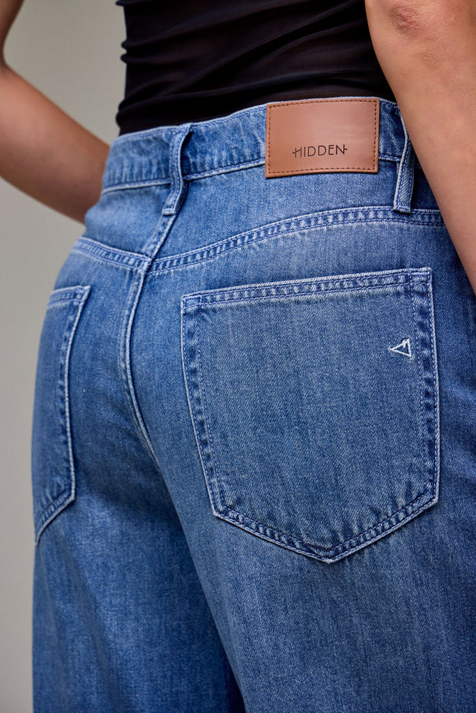 [ALYX] Dark Wash Super Soft Rhinestone Embellished Oversized Baggy Jean