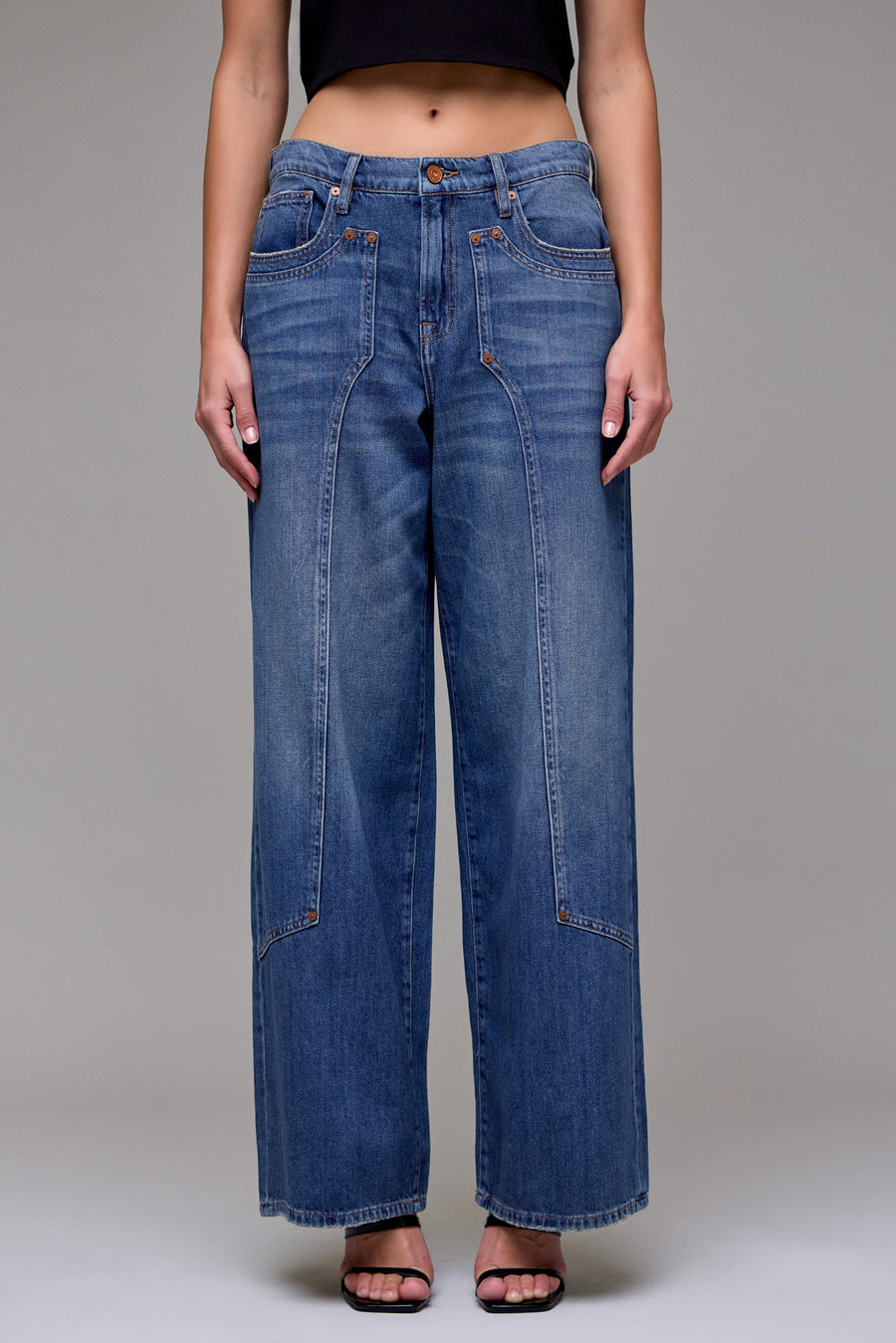 [ALYX] Medium Vintage Classic Patch Oversized Baggy Jean