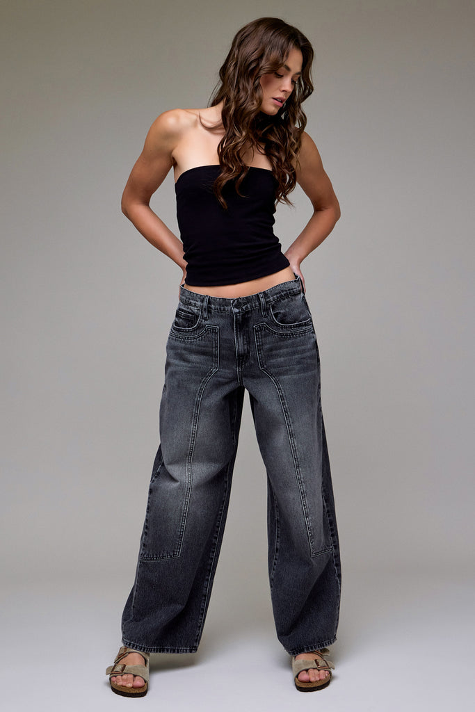 [ALYX] Grey Classic Patch Oversized Baggy Jean
