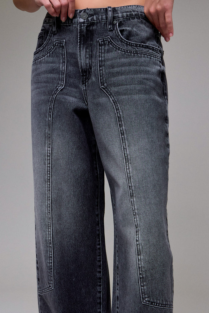 [ALYX] Grey Classic Patch Oversized Baggy Jean