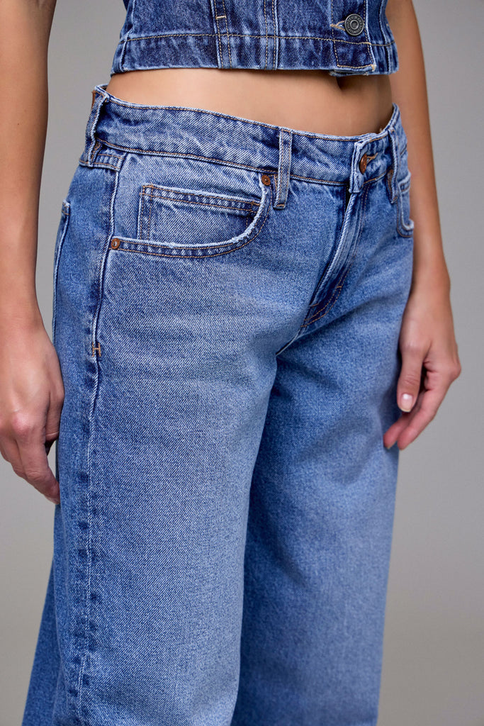[ALYX] Medium Wash Classic Clean Low Slung Baggy
