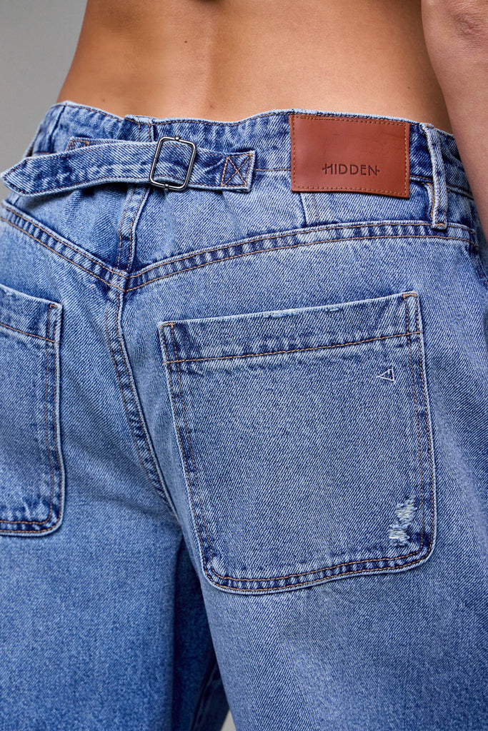 [SAMMIE] Vintage Wash Classic 31" Inseam Barrel Jean