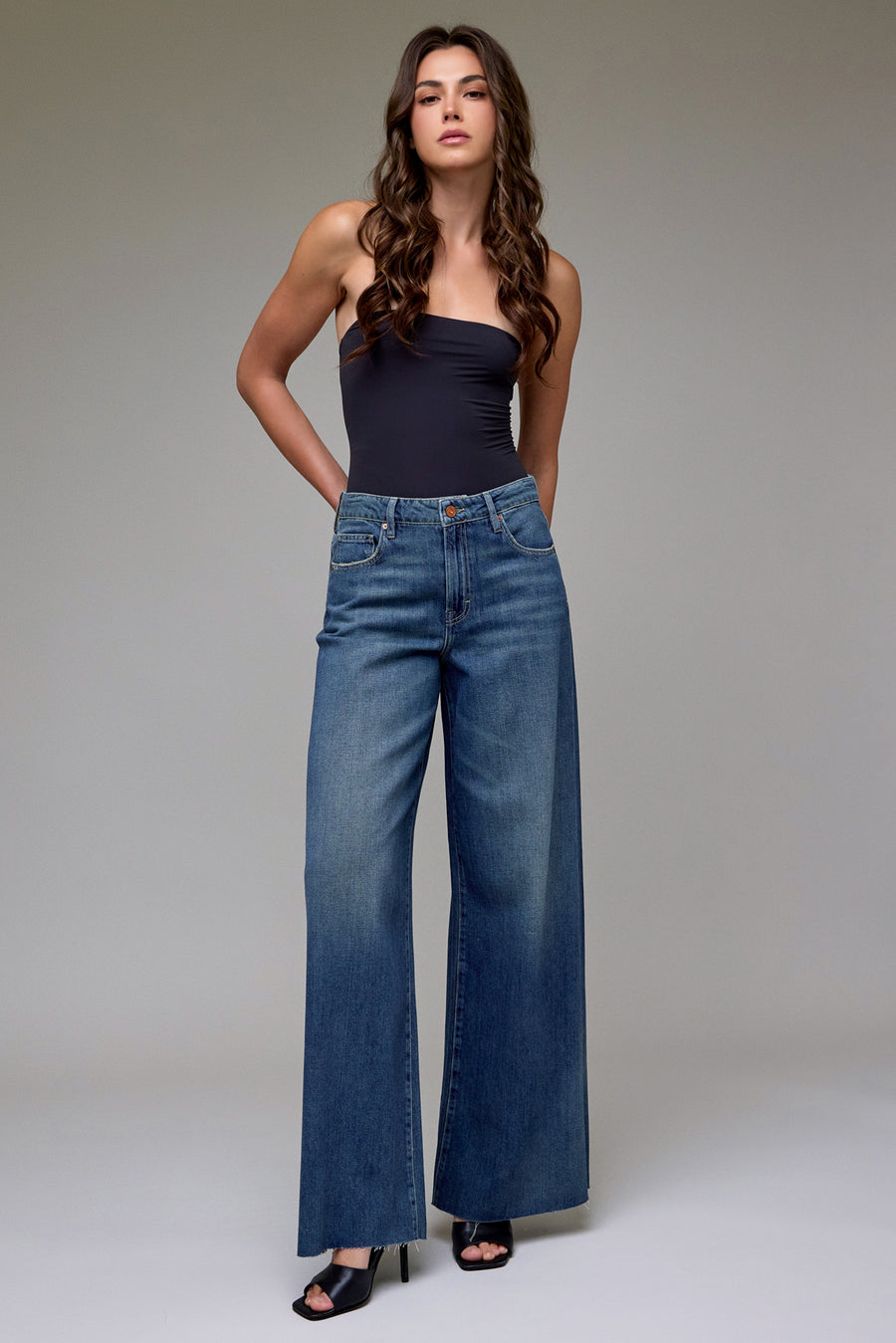 [NORI] Medium Vintage Clean Super Soft High Rise Super Wide Leg