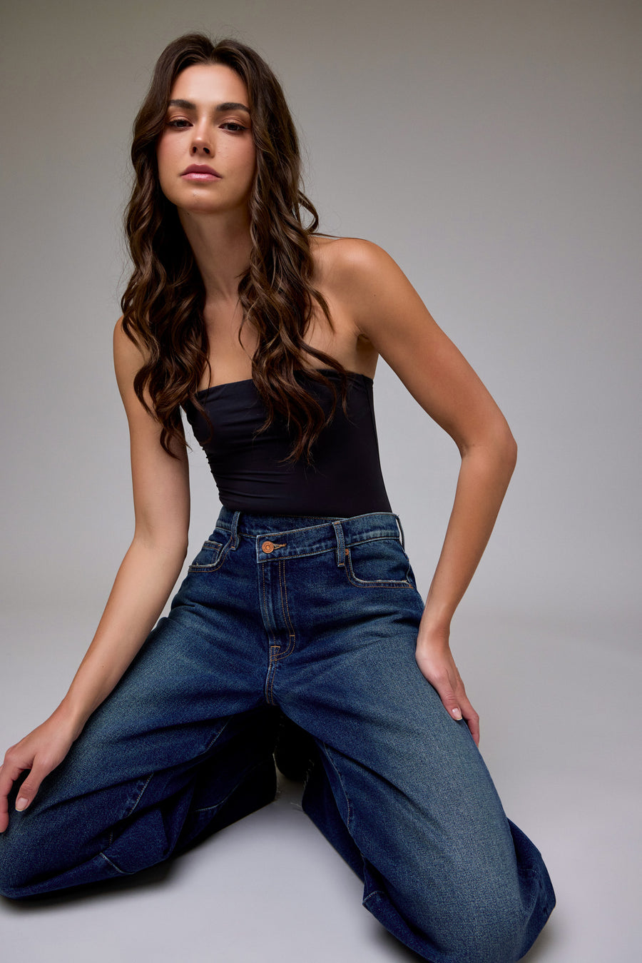 [ALYX] Dark Wash Low Slung Crossover Oversized Baggy