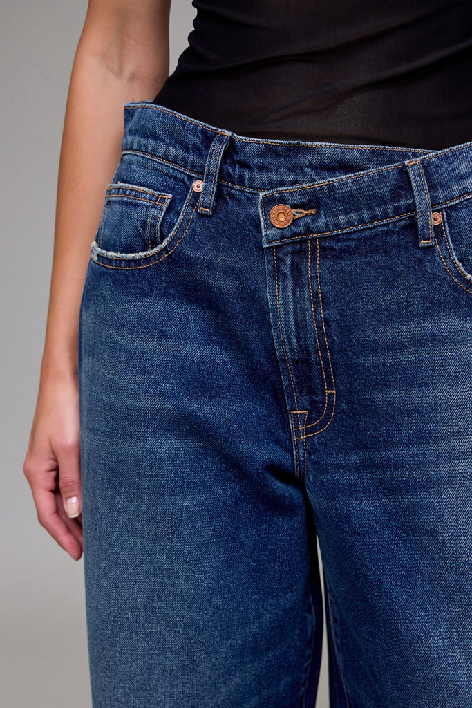 [ALYX] Dark Wash Low Slung Crossover Oversized Baggy
