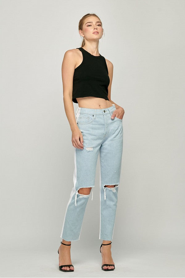 HIGH RISE CROP – HIDDEN JEANS