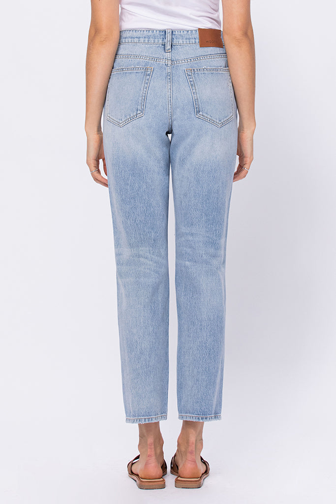 [ZOEY] LIGHT MOM JEAN