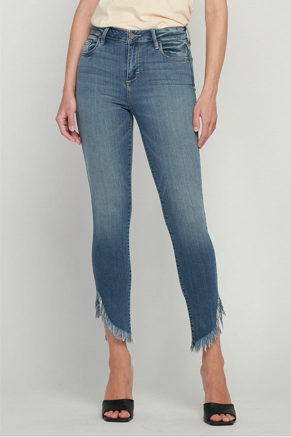 TAYLOR EXTREME FRAY HIGH RISE SKINNY
