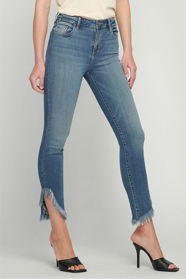 TAYLOR EXTREME FRAY HIGH RISE SKINNY