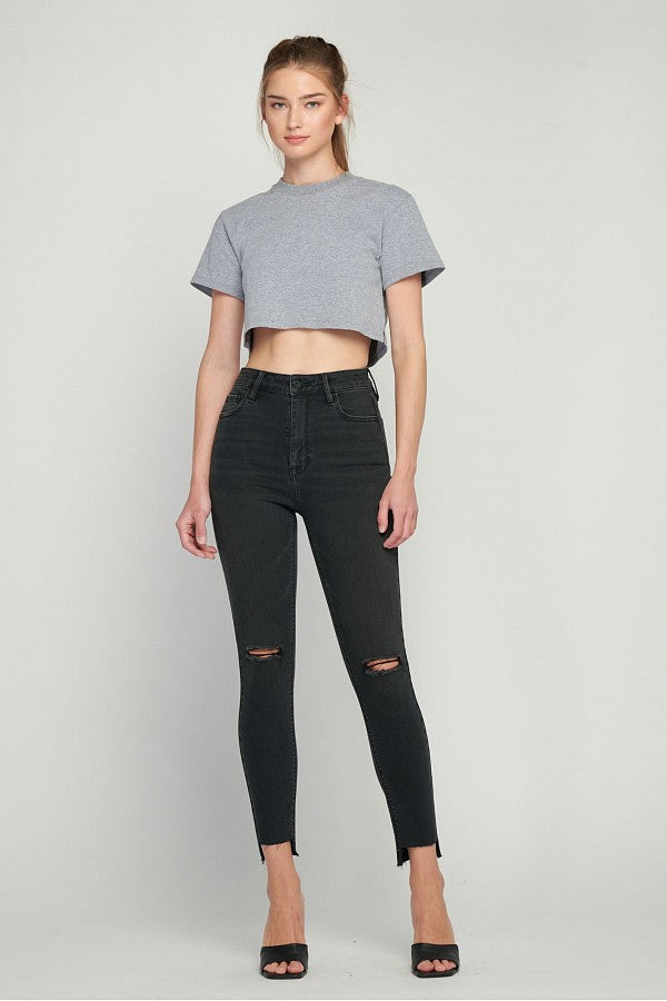 [TAYLOR] BLACK HIGHRISE SKINNY