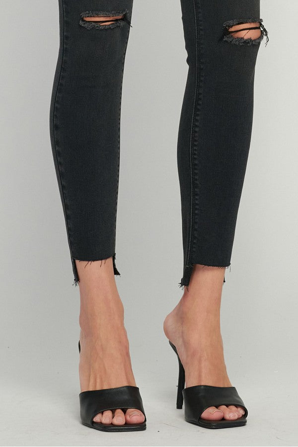 [TAYLOR] BLACK HIGHRISE SKINNY