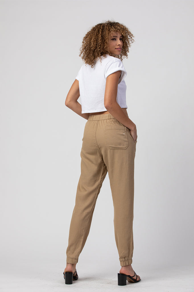 BELLA<p/> KHAKI UTILITY JOGGER