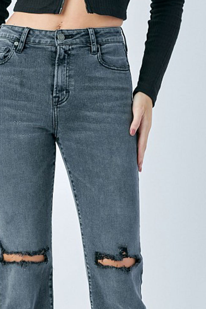 [RYAN] CHARCOAL BOOTCUT