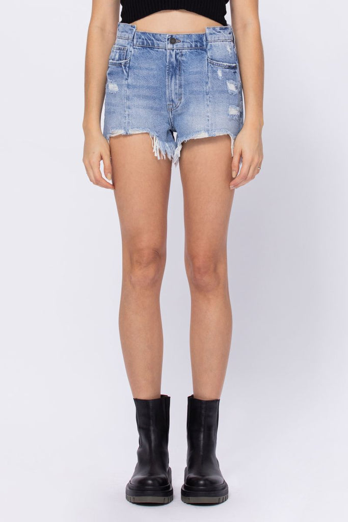[SOFIE] REPAIRED MOM SHORTS