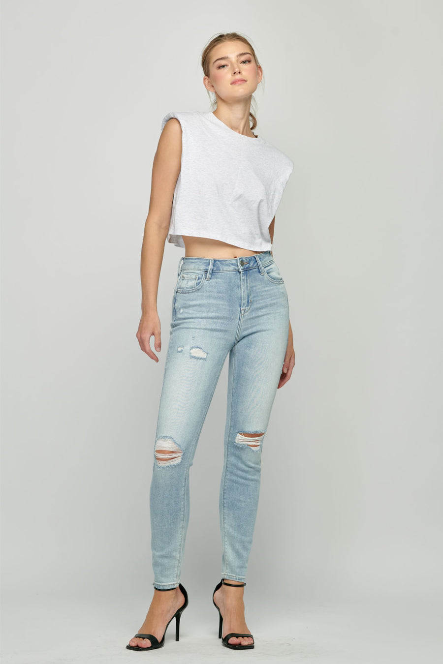 [AMELIA] DISTRESSED SKINNY