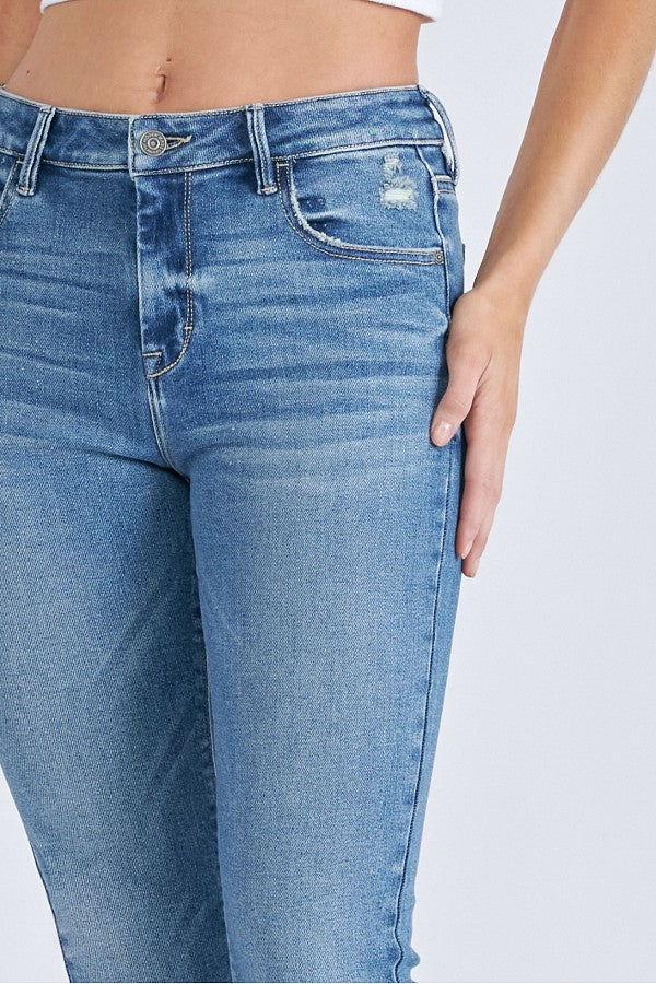 [AMELIA] FRAYED HEM SKINNY