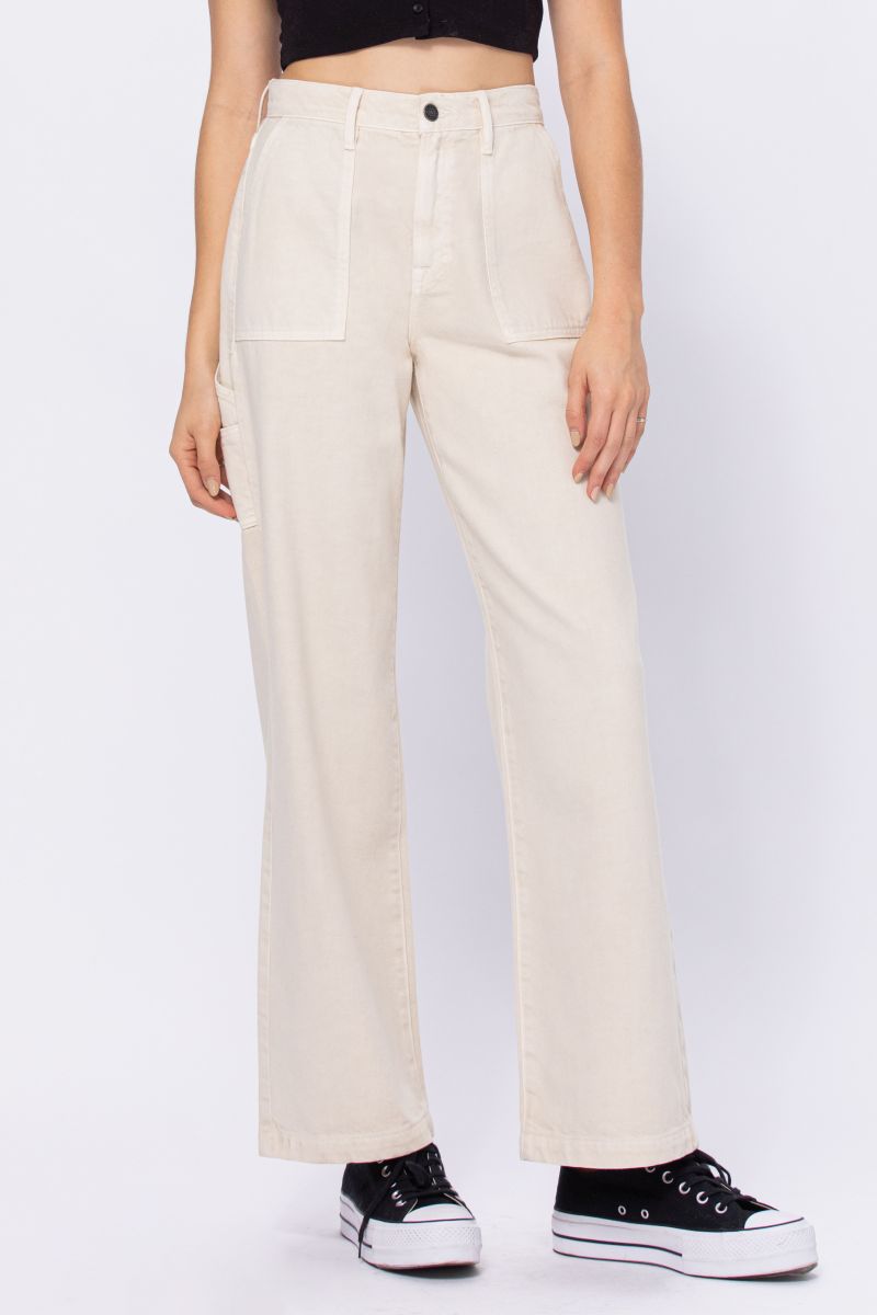 LOGAN <p/> STONE COLOR CLASSIC CARPENTER  DAD JEAN